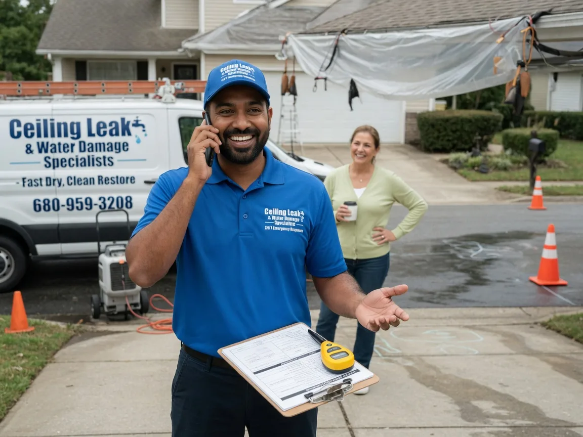 Ceiling Leak Cleanup New Haven, IL FAQs